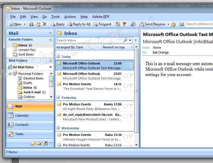 microsoft office outlook 2007 email